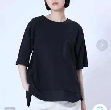 LASUD 플레어 헴 디자인 티셔츠 새상품