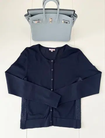 컨디션 최상 토카 가디건 다크 네이비 네이비 클리닝 완료