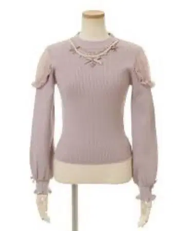 [ LIZLISA ] 니트 핑크