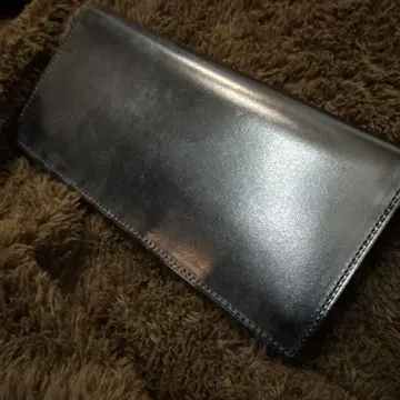 코코마이스터 블랙 가죽 장지갑