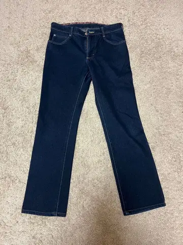 JERSEYS 다크 블루 스트레이트 데님