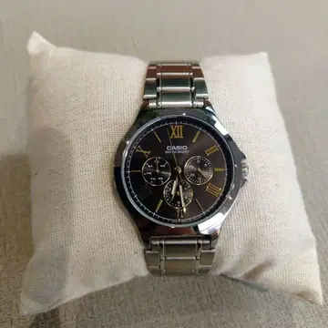 [ 새상품급/ ] CASIO 카시오 데이데이트 남성용 손목시계 실버