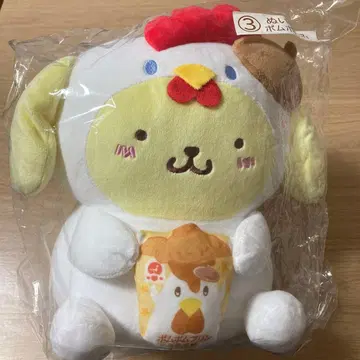 로손 한정 산리오 당첨 복권 카라아게쿤 폼폼푸딩 봉제 인형