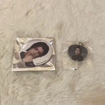 INI 타카츠카 히로무 (  ) 캔뱃지 미니 부채