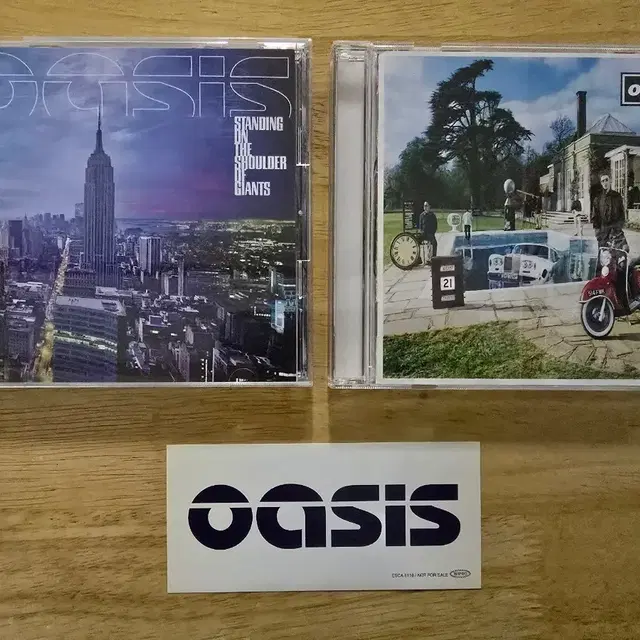 CD 음반 oasis 오아시스 앨범 2장