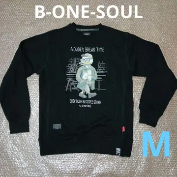 B-ONE-SOUL 블랙 맨투맨 M