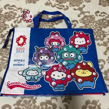오사카 만박 EXPO2025 미야쿠미야쿠 산리오 콜라보 쇼핑백