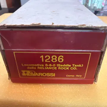 Rivarossi 1286 HO 게이지 0-6-0 안장 탱크 증기기관차