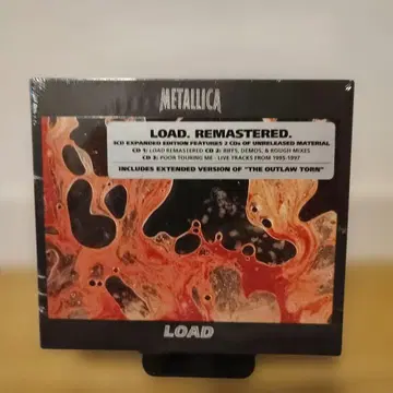 Metallica Load 리마스터 CD 3장 세트