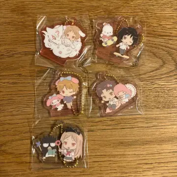 나츠메 우인장 산리오 캐릭터즈 콜라보 아크릴 키링 2