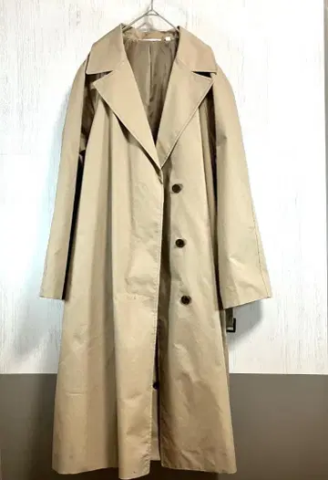 유니클로 택 포함 새상품 트렌치코트 베이지 XL