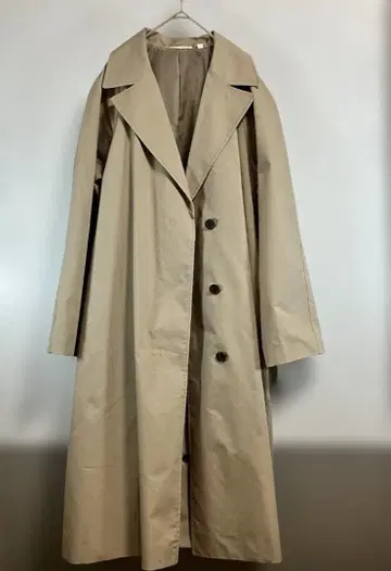 유니클로 택 포함 새상품 트렌치코트 베이지 XL