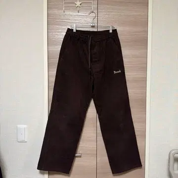 브룩 코듀로이 브라운 팬츠