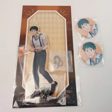 사이토 하지메 FGO fate 아크릴 스탠드 캔뱃지 3종 세트