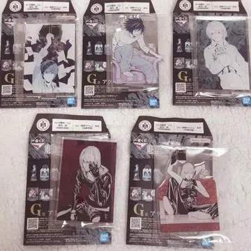 DEATHNOTE 데스노트 제일복권 G상 아크릴 스탠드 5종 세트