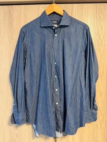 가마쿠라 셔츠 캐주얼 셔츠 카이하라 데님 긴팔 셔츠 41-85