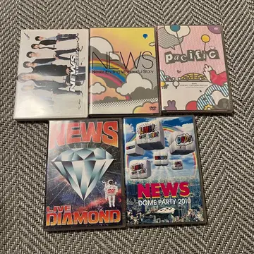 NEWS 라이브 DVD 5종 세트