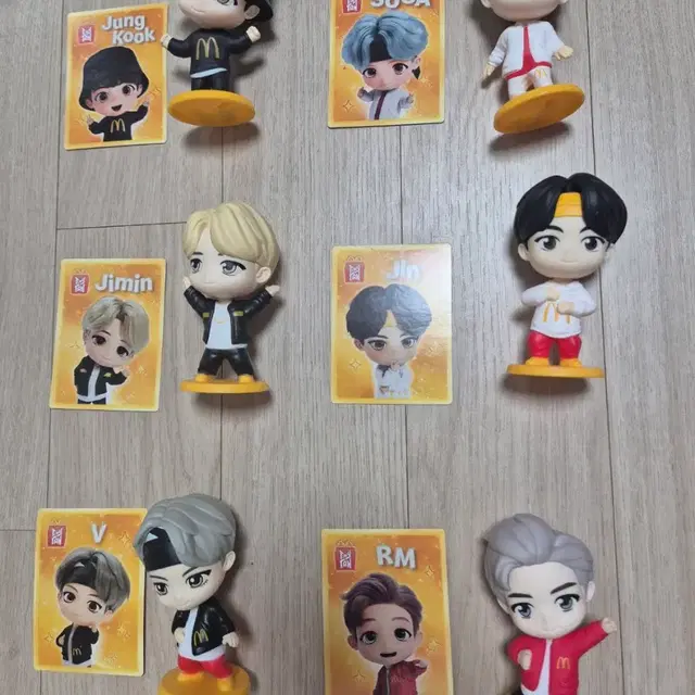 bts 굿즈 맥도날드 맥날 피규어