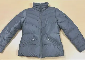 유니클로 UNIQLO 그레이 다운 자켓 스탠드 카라