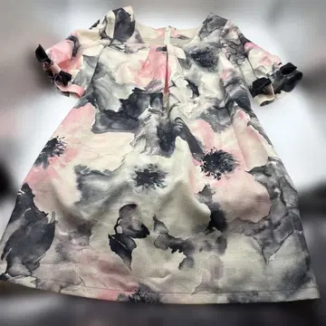 Titilate Valet 꽃무늬 슬리브리스 원피스 M