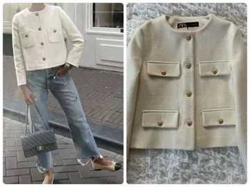 [오늘 최종 가격 인하] ZARA 노카라 자켓 XS