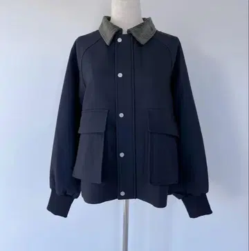 SALT+JAPAN 코듀로이 칼라 블루종 SALTPLUSJAPAN