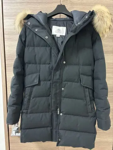 PYRENEX 블랙 다운 자켓 JP 36