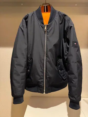 TOMMY HILFIGER 리버서블 봄버 자켓