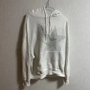 FALLETT 러브레터 후디 화이트