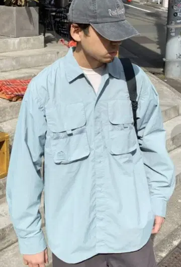 미사용 Franklin Climbing 아웃 포켓 나일론 셔츠 M