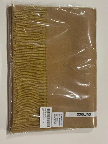 새상품 cumaco 캐시미어 100% 머플러