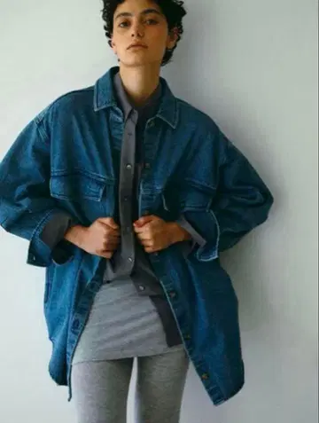 미사용 새상품 EDWINxETRE TOKYO 데님 셔츠 자켓