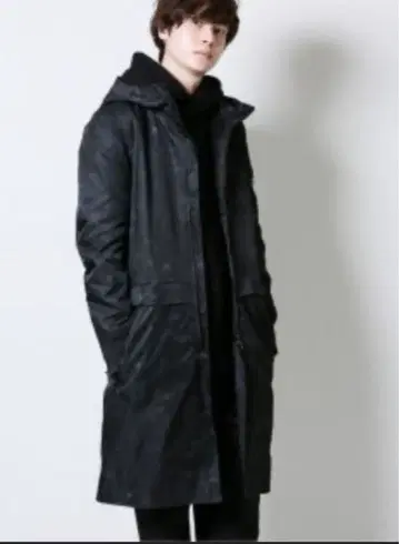 셀락/SHELLAC 얼룩 패턴 모즈 코트