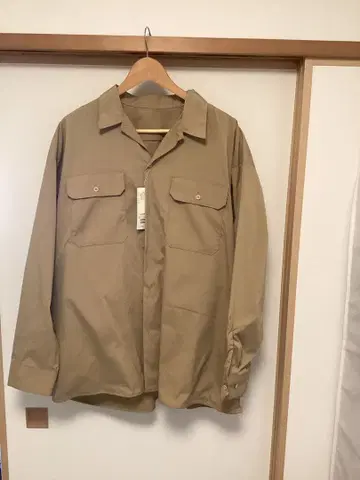 BEAMS SSZ x AH.H 워크 셔츠 베이지 SIZE FREE