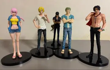 원피스 JEANS FREAK 피규어 4체 플러스 필름 골드 조로