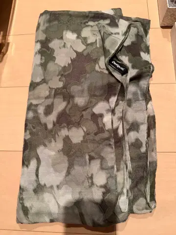 카모플라쥬 직사각형 스톨 (그린)