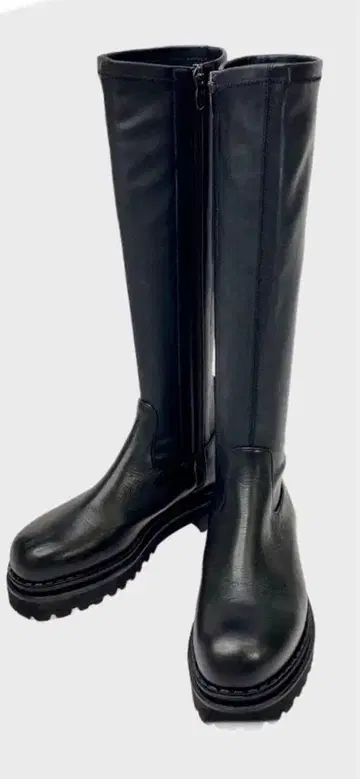 다이애나 블랙 롱 부츠 24.5 스트레치