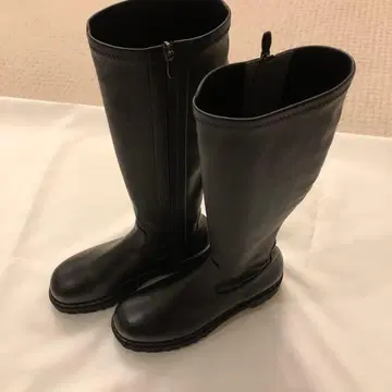 다이애나 블랙 롱 부츠 24.5 스트레치