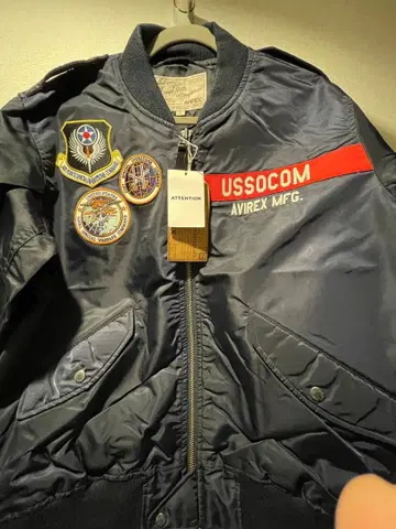AVIREX USSOCOM MA-1 플라이트 자켓