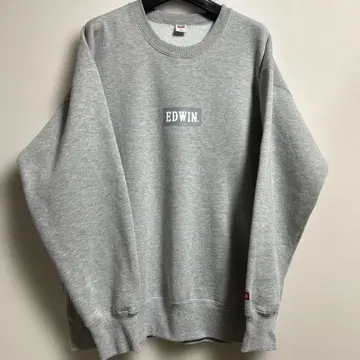 EDWIN 그레이 맨투맨 XL