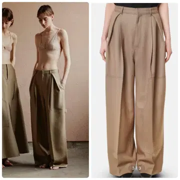 [ 미사용급 ] 23AW iRENE 아이레네 더블니 워크 팬츠 베이지 L