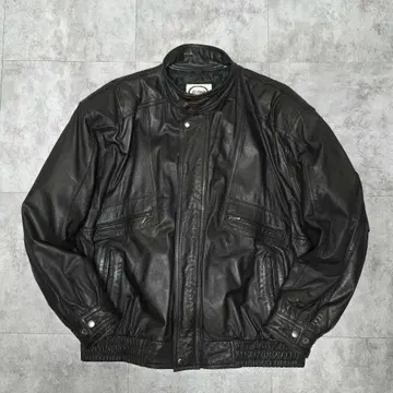 [ archive ] A2 가죽 자켓 소가죽 충전솜 스탠드 카라 블랙