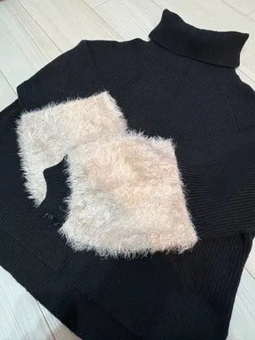 archives 터틀넥 니트