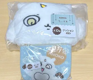 치이카와 (먼작귀) 에니마이 복권 아노코 쿠션 파우치 세트