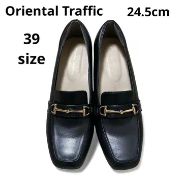 ORiental TRaffic 비트 힐 로퍼 블랙 39 스퀘어토