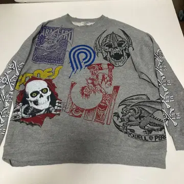 Powell Peralta 파우엘 멀티 맨투맨 XL 정도 본즈