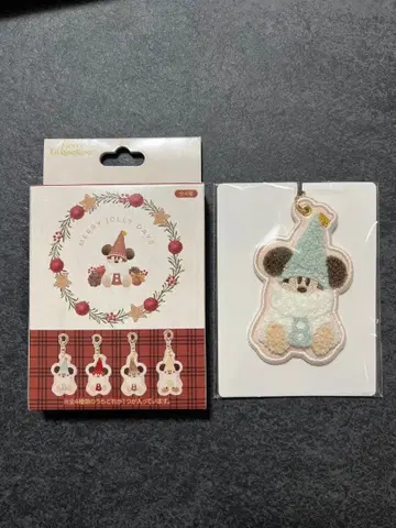 디즈니랜드 크리스마스 리루린린 키체인 2025 스카이블루