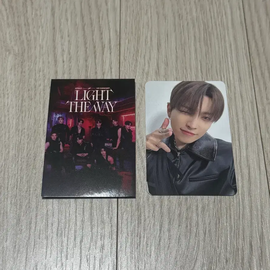 Ateez VR concert admission pre-order benefit photocard LIGHT THE