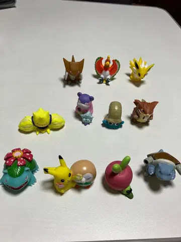 포켓몬 손가락 인형 11개, 당시 물건 귀한 각인 있음