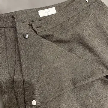 SLOBE 브라운 와이드 팬츠